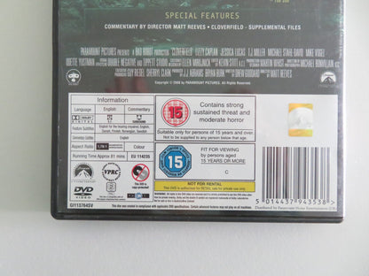 Cloverfield (DVD) Lizzy Caplan Jessica Lucas 2008 Region 2 Movie posters