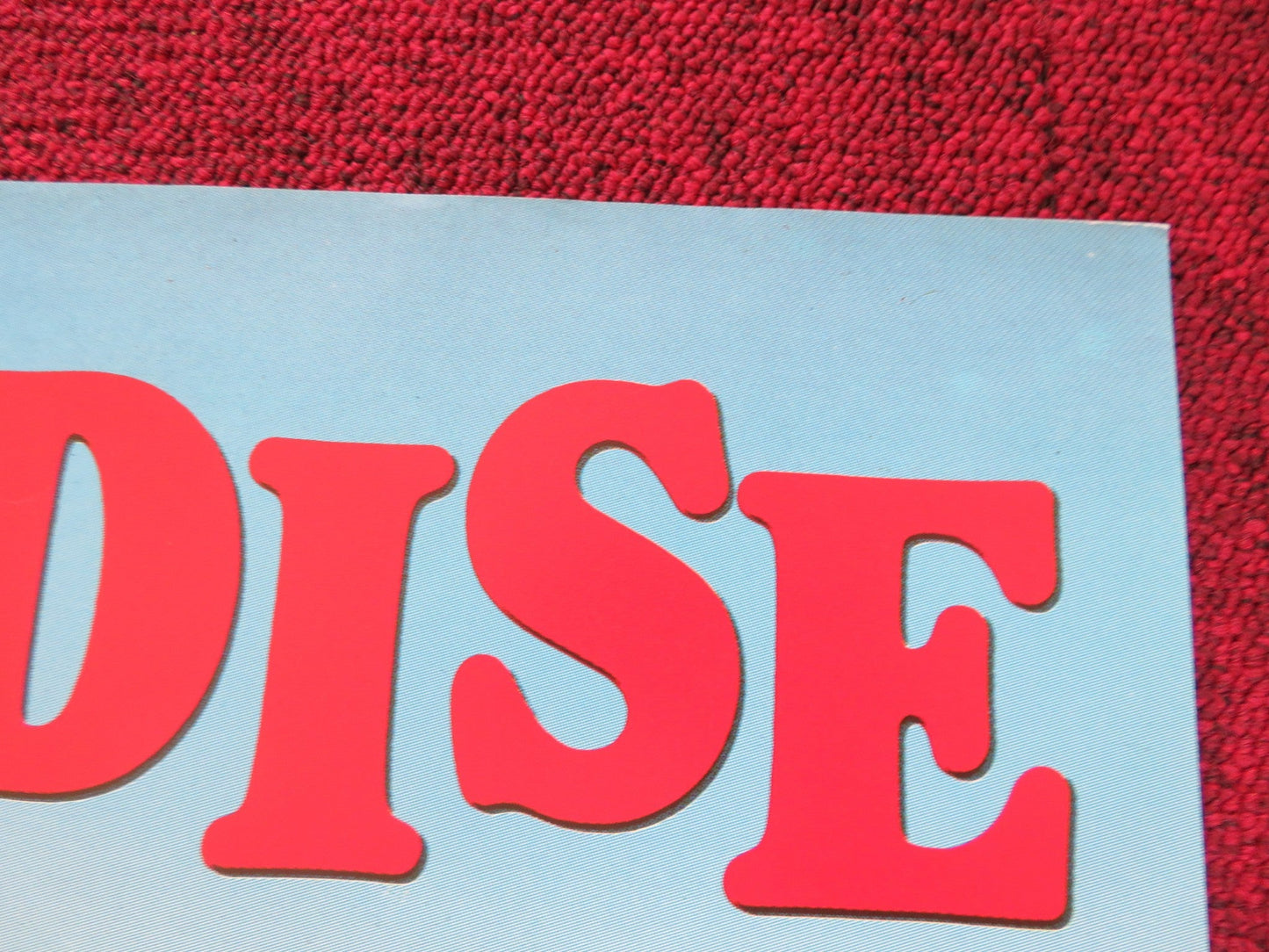 CLUB PARADISE GERMAN A1 POSTER FOLDED ROBIN WILLIAMS PETER O'TOOLE 1987 Rendezvous Cinema Movie posters