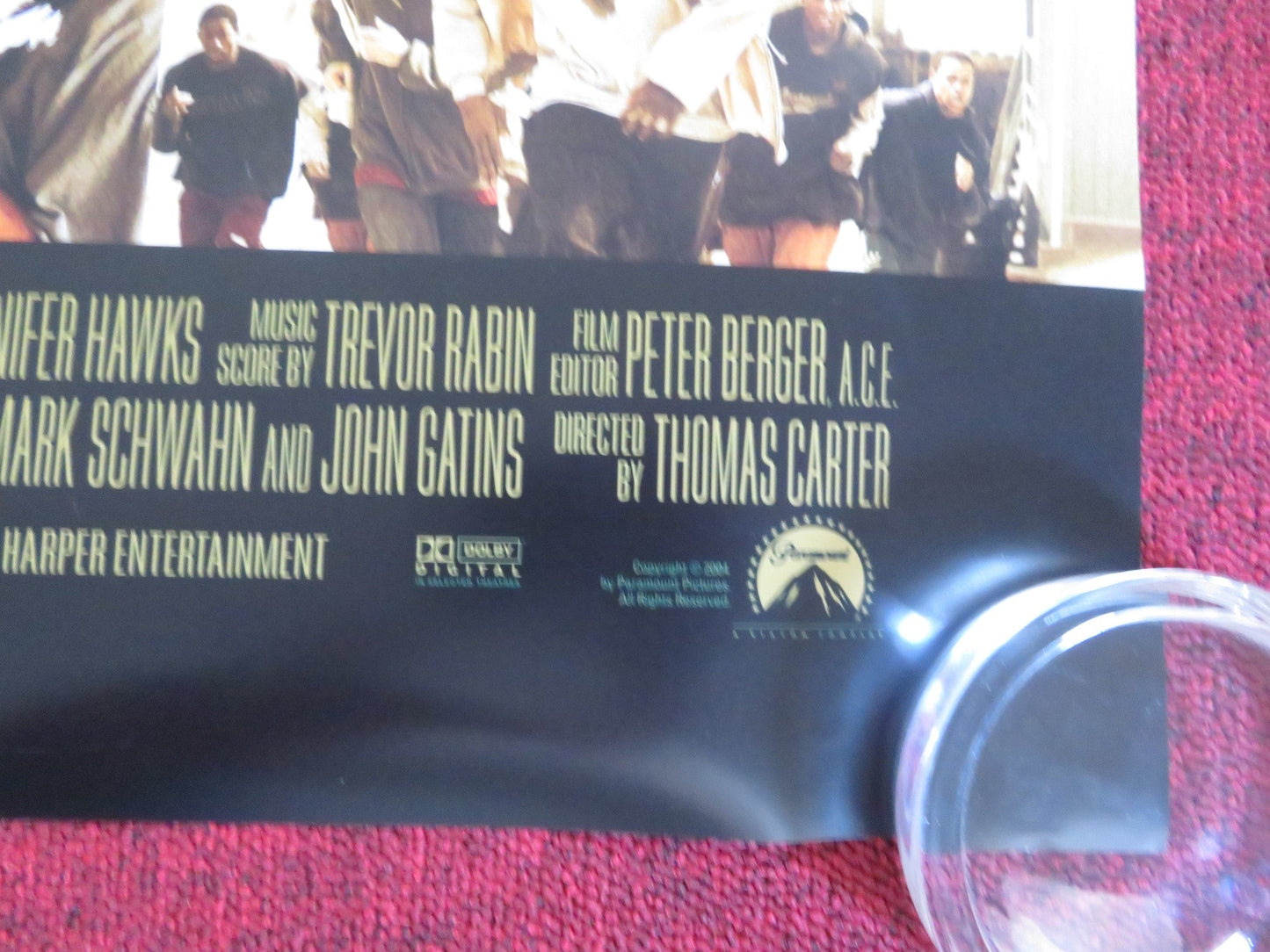 COACH CARTER US ONE SHEET ROLLED POSTER SAMUEL L. JACKSON ROB BROWN 2005 Rendezvous Cinema Movie posters
