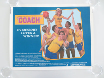 COACH US HALF SHEET (22"x 28") POSTER CATHY LEE CROSBY MICHAEL BIEHN 1978 Movie posters