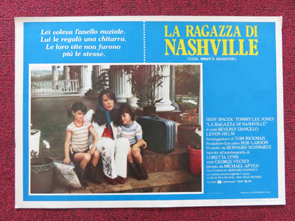 COAL MINER'S DAUGHTER - A ITALIAN FOTOBUSTA POSTER SISSY SPACEK LEE JONES 1980 Rendezvous Cinema Movie posters