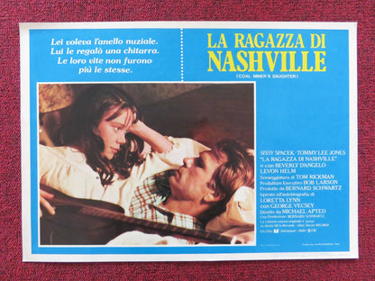 COAL MINER'S DAUGHTER - C ITALIAN FOTOBUSTA POSTER SISSY SPACEK LEE JONES 1980 Rendezvous Cinema Movie posters