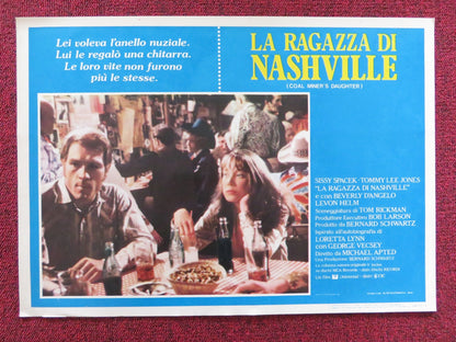 COAL MINER'S DAUGHTER - E ITALIAN FOTOBUSTA POSTER SISSY SPACEK LEE JONES 1980 Rendezvous Cinema Movie posters
