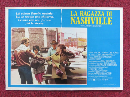 COAL MINER'S DAUGHTER - F ITALIAN FOTOBUSTA POSTER SISSY SPACEK LEE JONES 1980 Rendezvous Cinema Movie posters