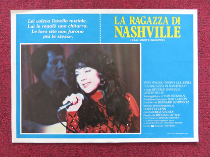 COAL MINER'S DAUGHTER - G ITALIAN FOTOBUSTA POSTER SISSY SPACEK LEE JONES 1980 Rendezvous Cinema Movie posters
