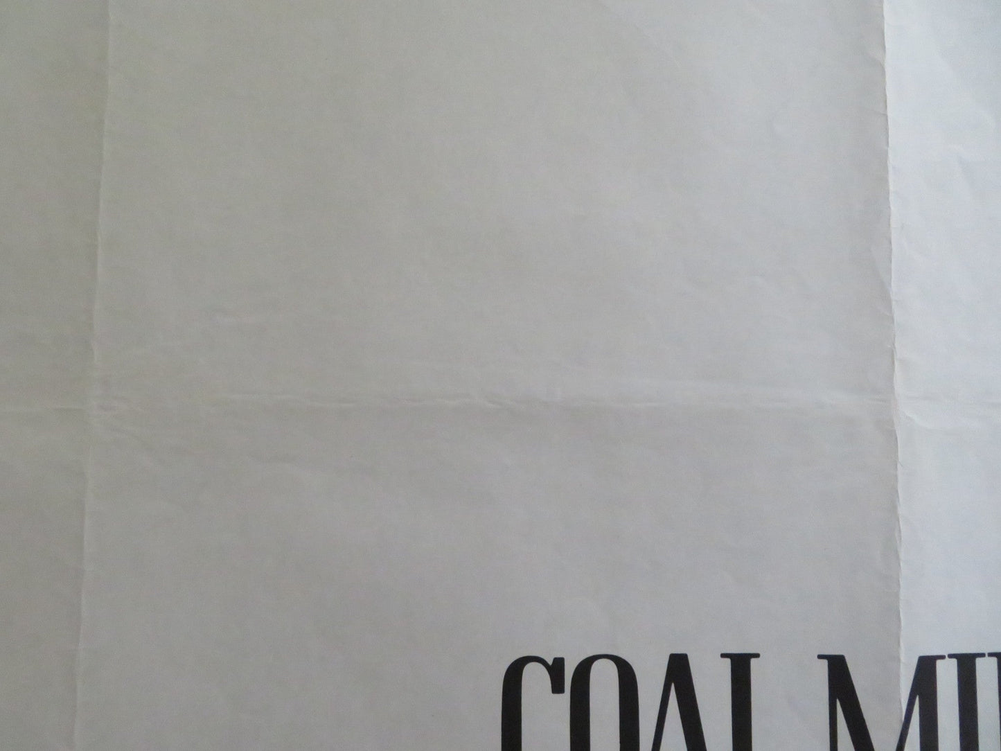 COAL MINER'S DAUGHTER UK QUAD ROLLED POSTER SISSY SPACEK TOMMY LEE JONES 1980 Rendezvous Cinema Movie posters