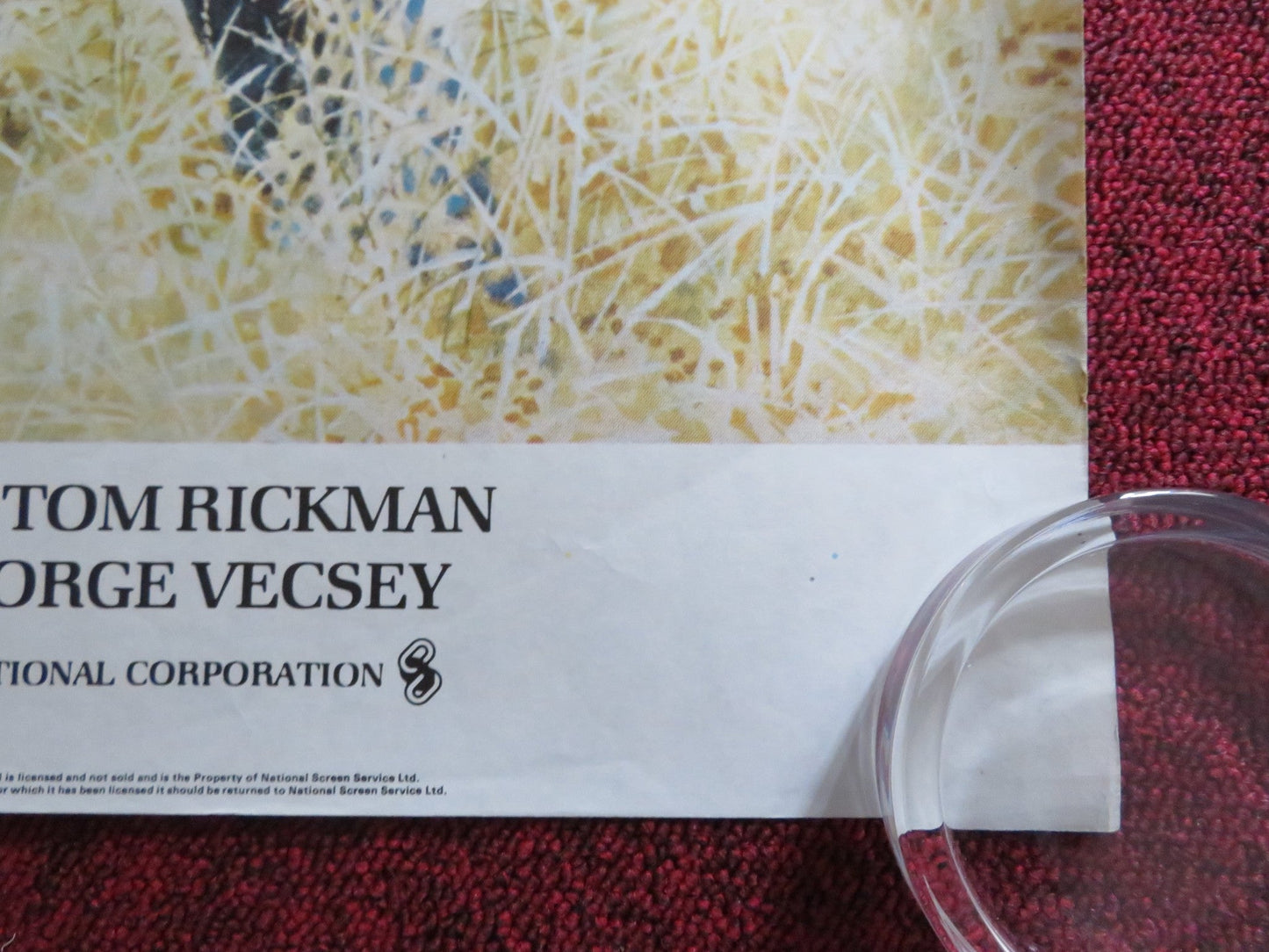 COAL MINER'S DAUGHTER UK QUAD ROLLED POSTER SISSY SPACEK TOMMY LEE JONES 1980 Rendezvous Cinema Movie posters