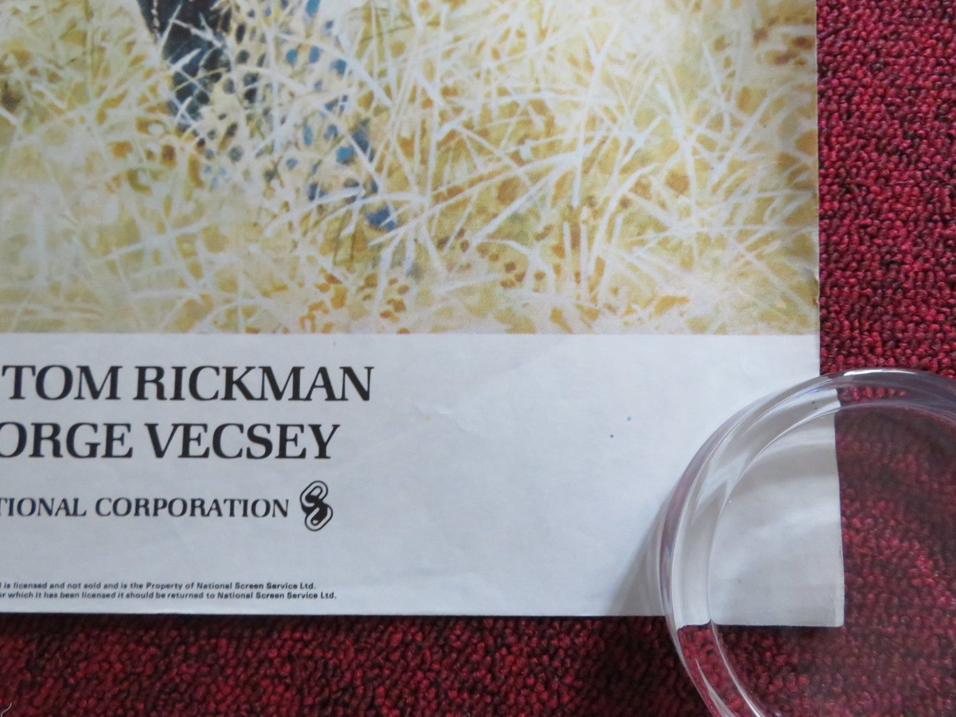 COAL MINER'S DAUGHTER UK QUAD ROLLED POSTER SISSY SPACEK TOMMY LEE JONES 1980 Rendezvous Cinema Movie posters