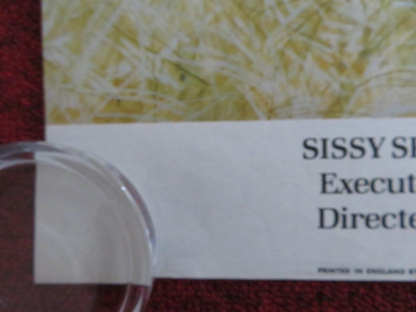 COAL MINER'S DAUGHTER UK QUAD ROLLED POSTER SISSY SPACEK TOMMY LEE JONES 1980 Rendezvous Cinema Movie posters