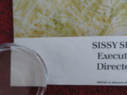 COAL MINER'S DAUGHTER UK QUAD ROLLED POSTER SISSY SPACEK TOMMY LEE JONES 1980 Rendezvous Cinema Movie posters