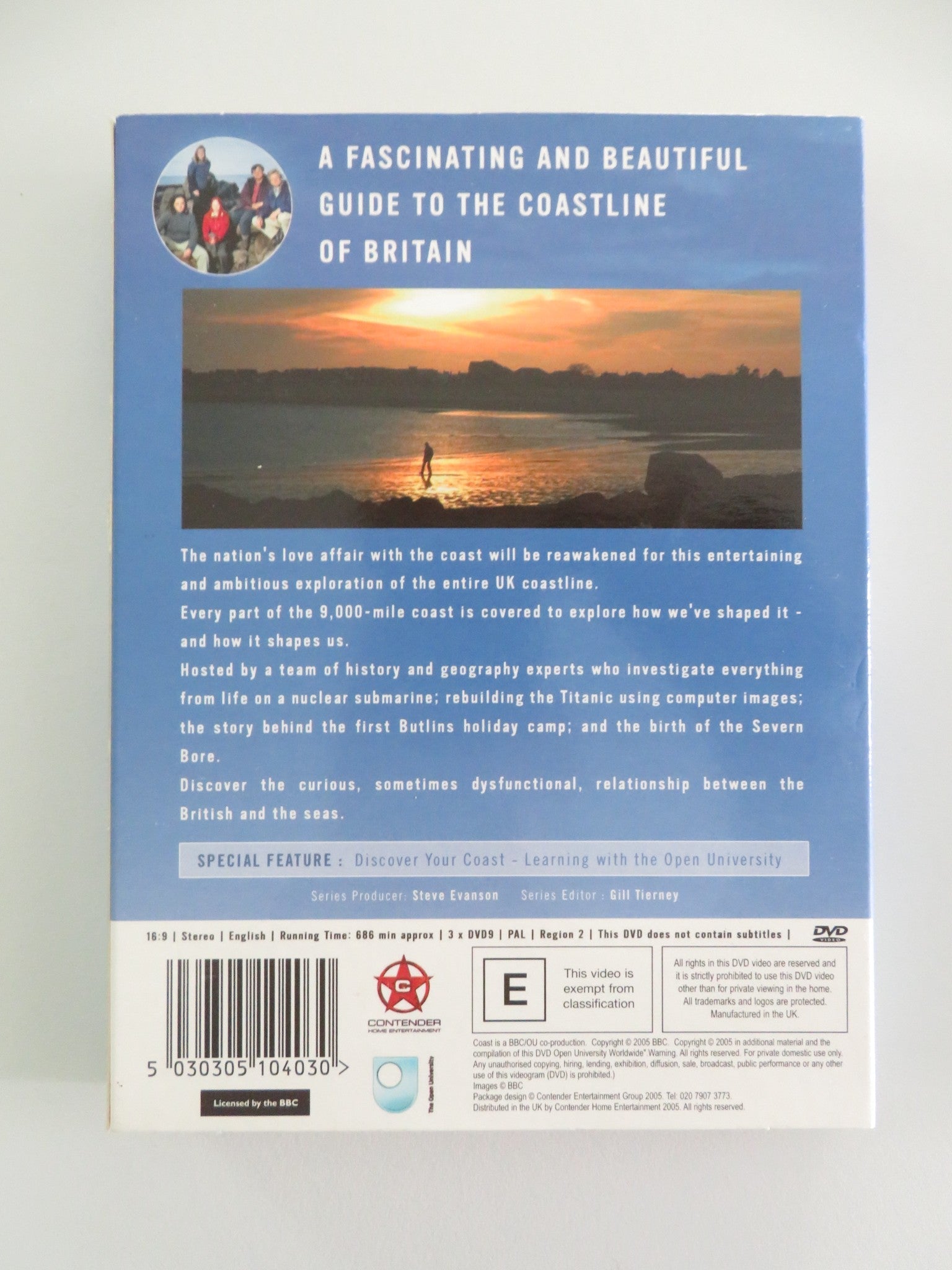 Coast (DVD BoxSet) Nicholas Crane Neil Oliver 2005 Region 2 Movie posters
