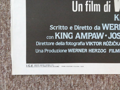 COBRA VERDE ITALIAN 2 FOGLIO POSTER KLAUS KINSKI KING AMPAW 1988 Rendezvous Cinema Movie posters