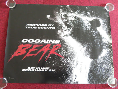 COCAINE BEAR UK QUAD ROLLED POSTER RAY LIOTTA KERI RUSSELL 2023 Rendezvous Cinema Movie posters
