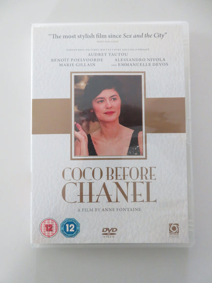 Coco Before Chanel - B (DVD) Audrey Tautou Benoît Poelvoorde 2009 Region 2 Movie posters