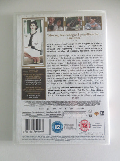 Coco Before Chanel (DVD) Audrey Tatou Alessandro Nivola 2009 Region 2 Movie posters