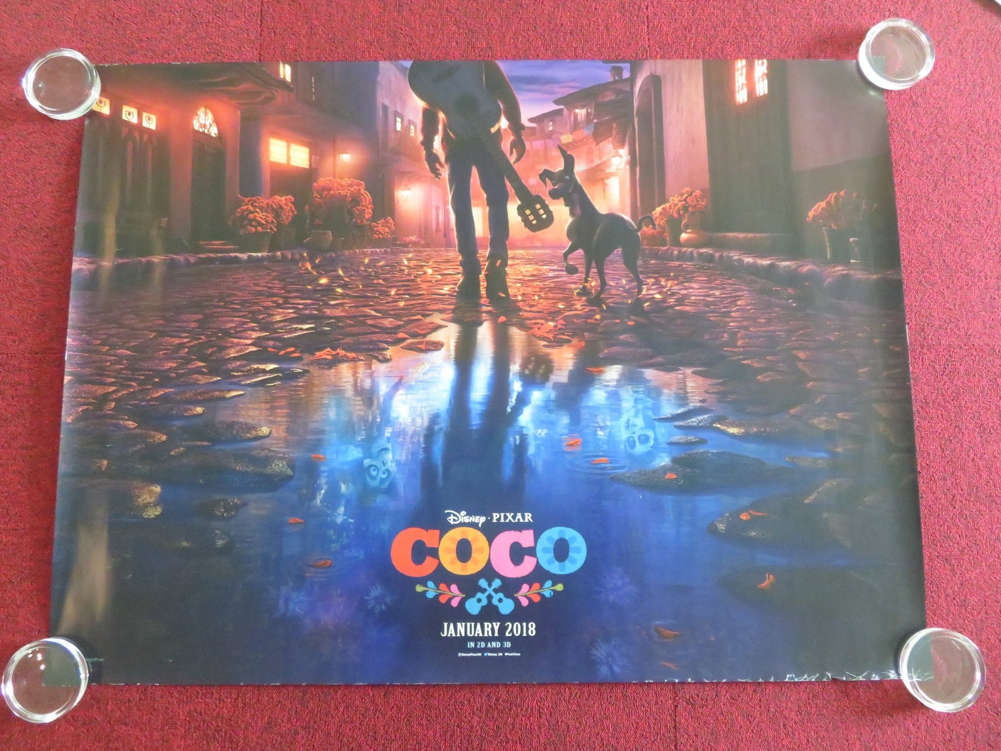 COCO UK QUAD ROLLED POSTER DISNEY ANTHONY GONZALEZ GAEL GARCIA BERNAL 2017 - Rendezvous Cinema