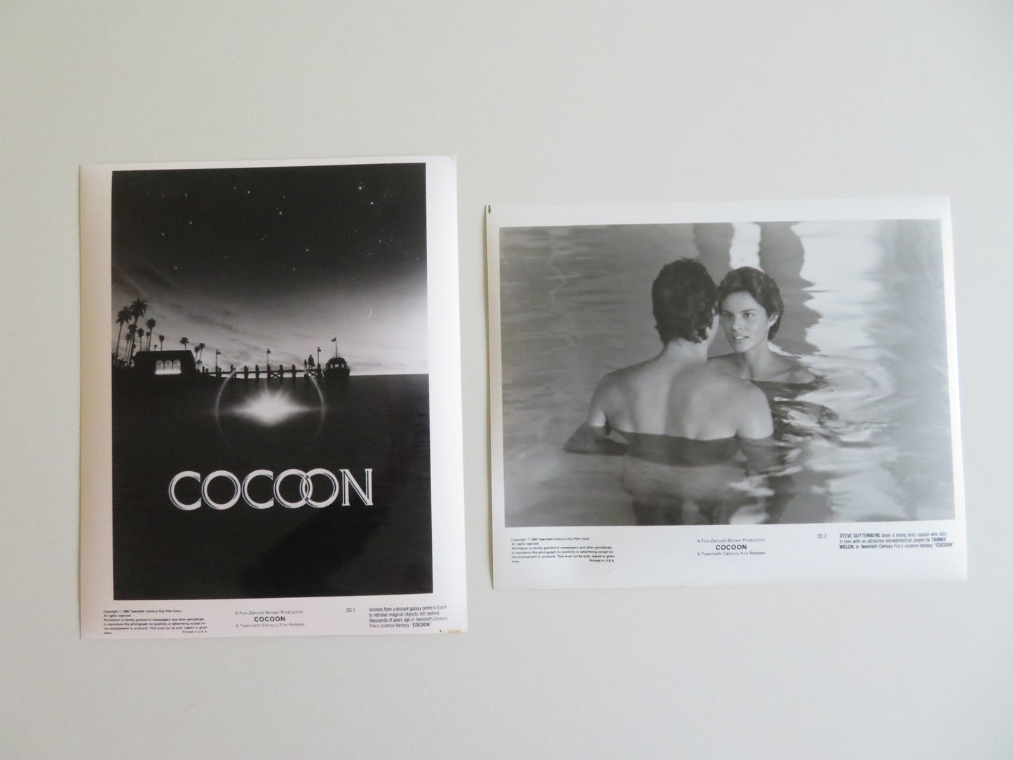 COCOON MOVIE STILL PHOTO LOT OF 13 STEVE GUTTENBERG BRIAN DENNEHY 1985 - Rendezvous Cinema