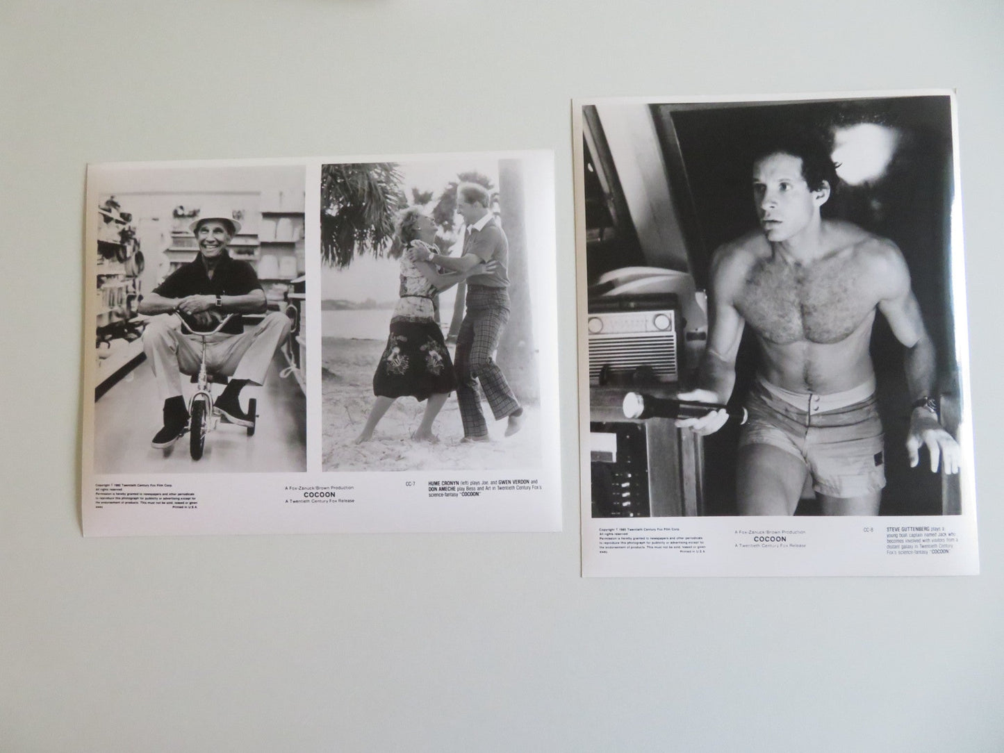 COCOON MOVIE STILL PHOTO LOT OF 13 STEVE GUTTENBERG BRIAN DENNEHY 1985 - Rendezvous Cinema