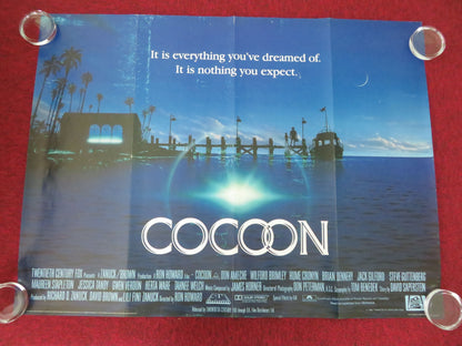 Cocoon UK Quad Rolled Poster Don Ameche Hume Cronyn 1985 Movie posters