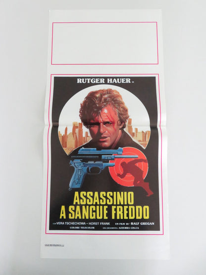 COLD BLOOD ITALIAN LOCANDINA POSTER RUTGER HAUER HORST FRANK 1975 Movie posters