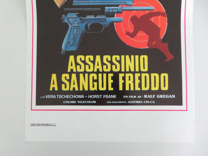COLD BLOOD ITALIAN LOCANDINA POSTER RUTGER HAUER HORST FRANK 1975 Movie posters