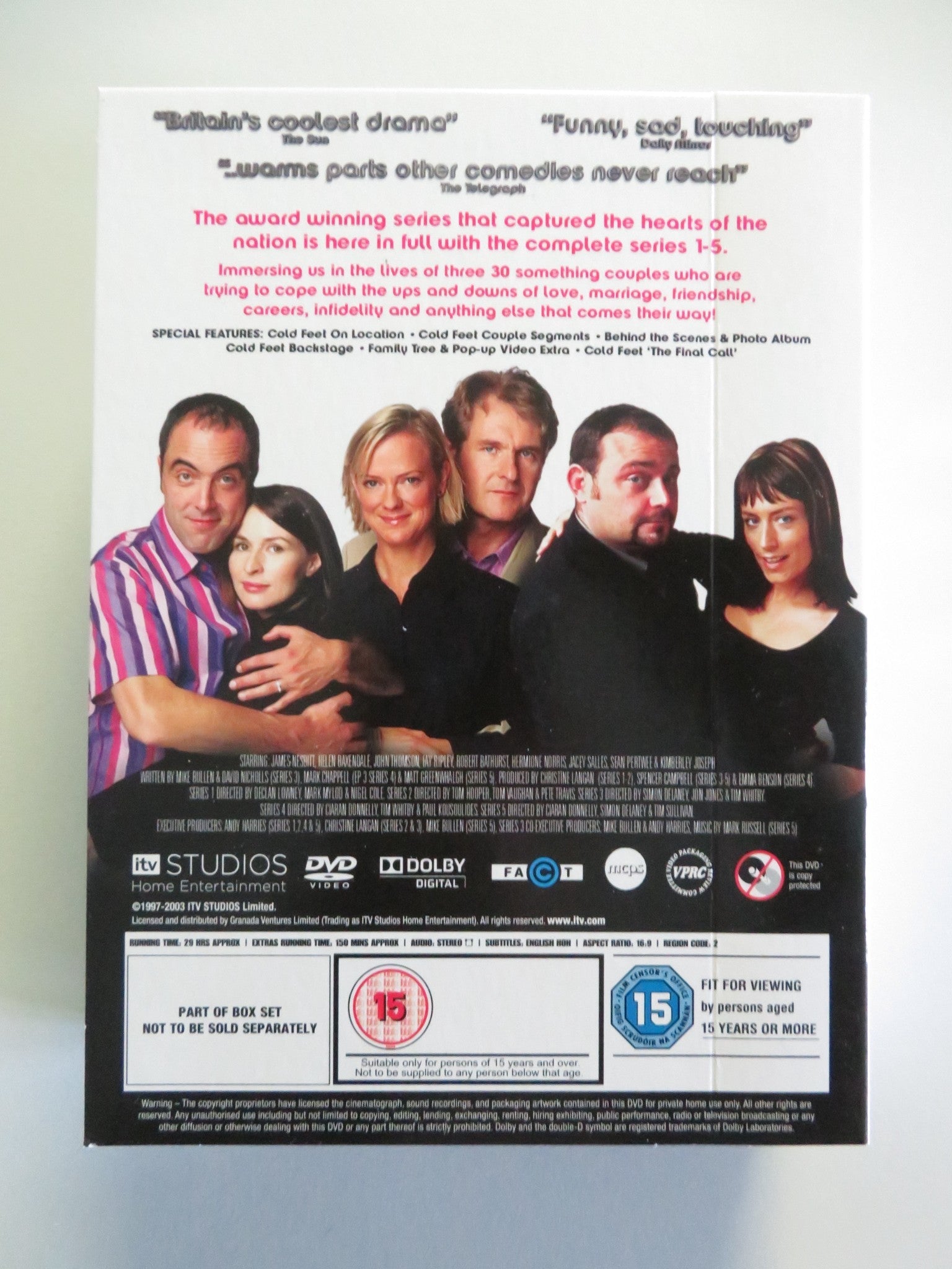 COLD FEET THE COMPLETE COLLECTION (DVD BOXSET) JAMES NESBIT 1997 REGION 2 Movie posters