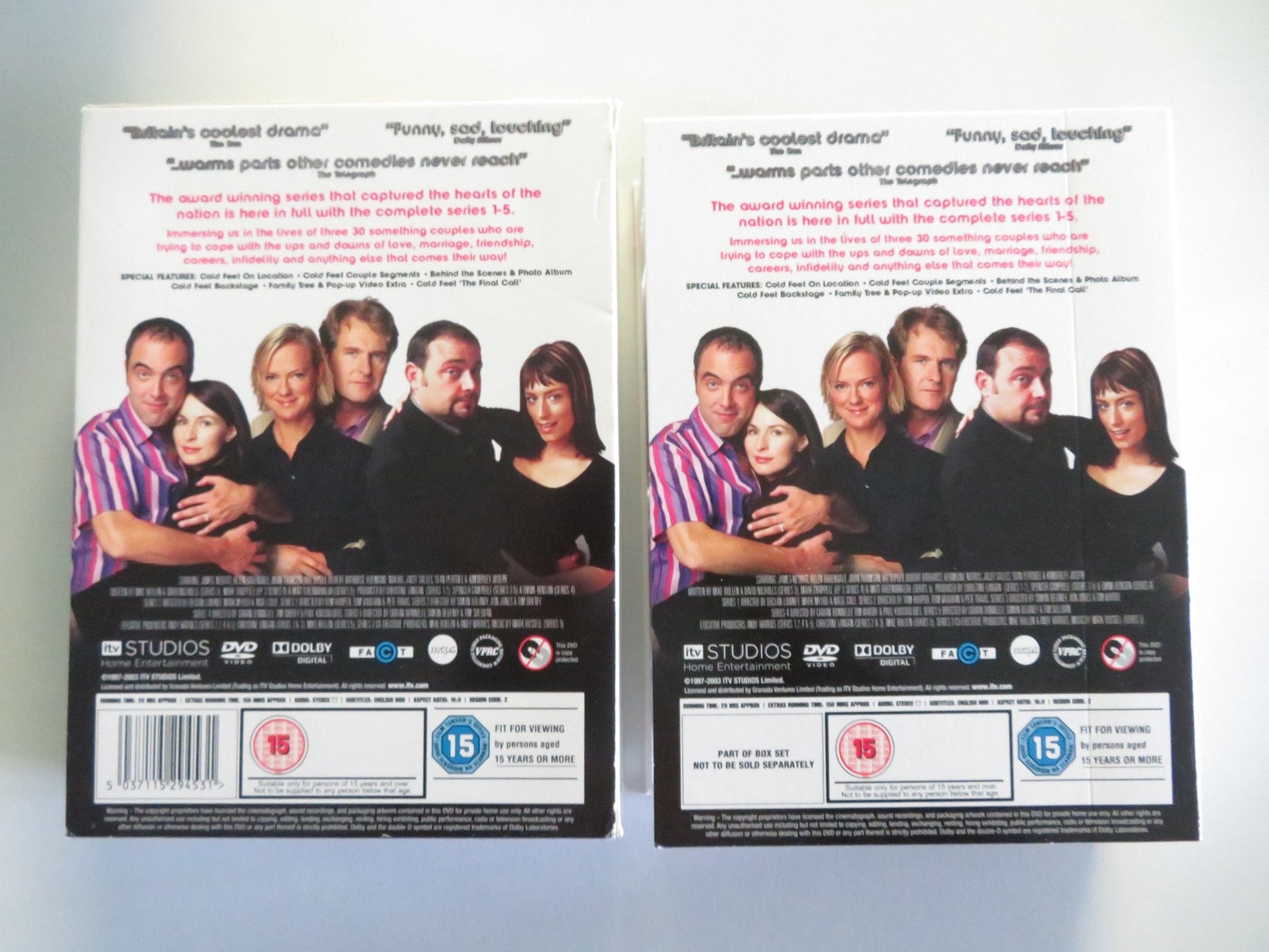 COLD FEET THE COMPLETE COLLECTION (DVD BOXSET) JAMES NESBIT 1997 REGION 2 Movie posters