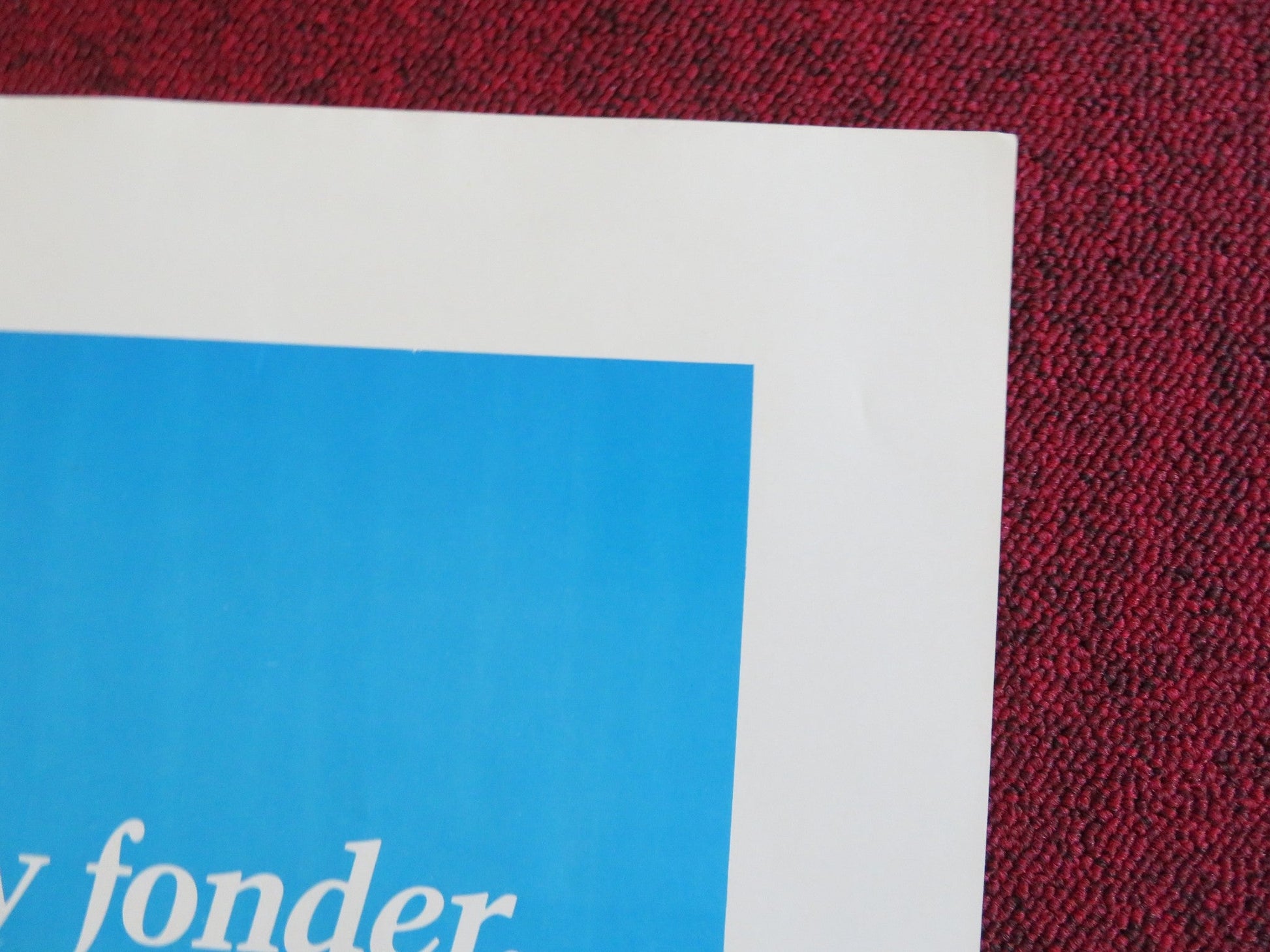 COLD FEET US TRI FOLDED ONE SHEET ROLLED POSTER GRIFFIN DUNNE M. CHIBAS 1983 Rendezvous Cinema Movie posters