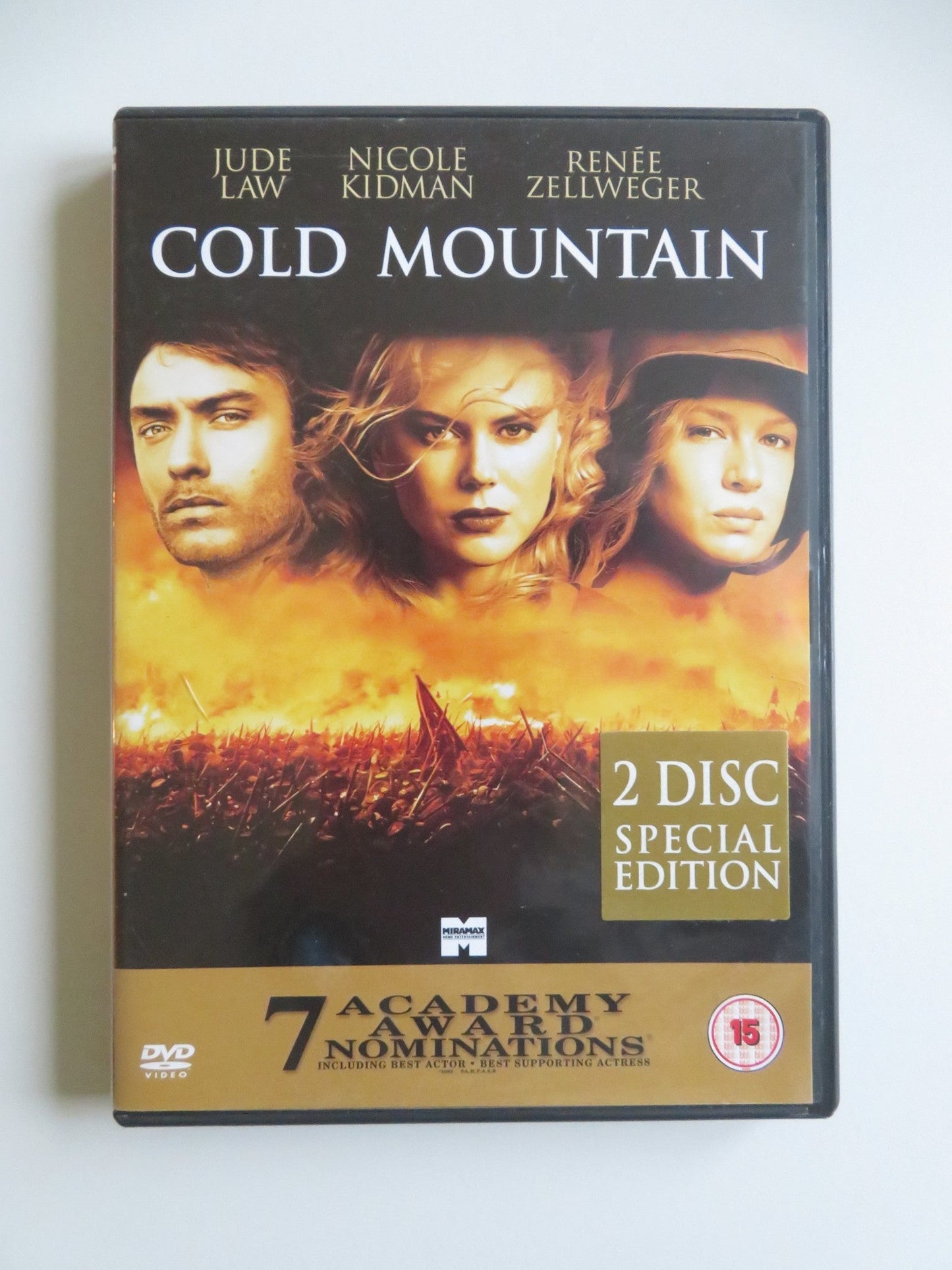 COLD MOUNTAIN - 2 DISC SPECIAL EDITION (DVD) JUDE LAW NICOLE KIDMAN 2003 REGION 2 Movie posters