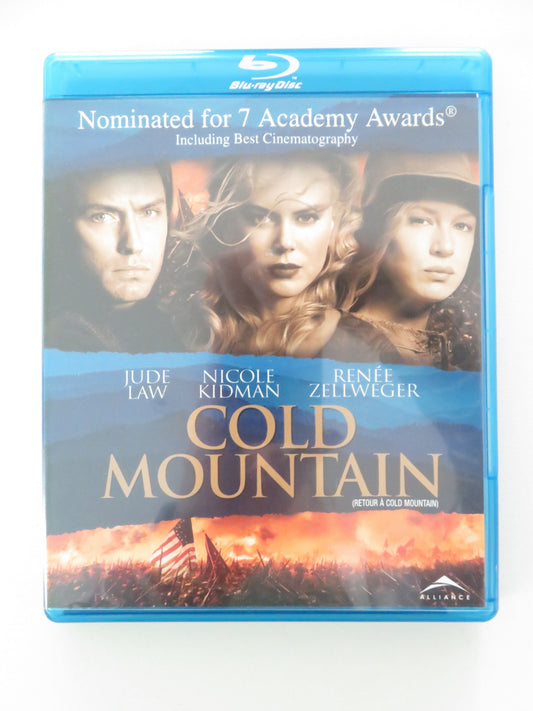 Cold Mountain (BLU-RAY) Jude Law Nicole Kidman Renée Zellweger 2003 Region 1 Movie posters