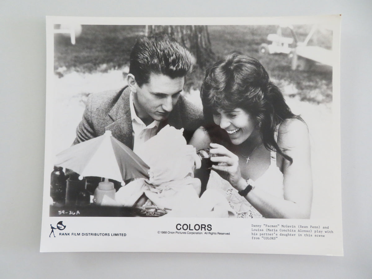 Colors - A Movie Still Photo Lot Of 7 Sean Penn, Robert Duvall 1988 Movie posters