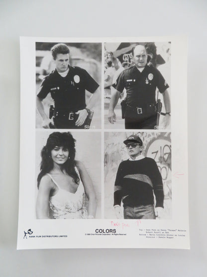 Colors - A Movie Still Photo Lot Of 7 Sean Penn, Robert Duvall 1988 Movie posters