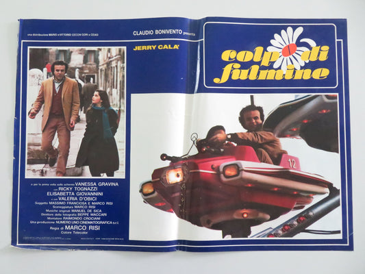 Colpo di fulmine - A Italian Fotobusta Poster Jerry Calà Vanessa Gravina 1985 Movie posters