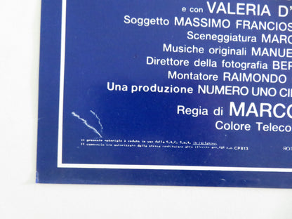 Colpo di fulmine - C Italian Fotobusta Poster Jerry Calà Vanessa Gravina 1985 Movie posters