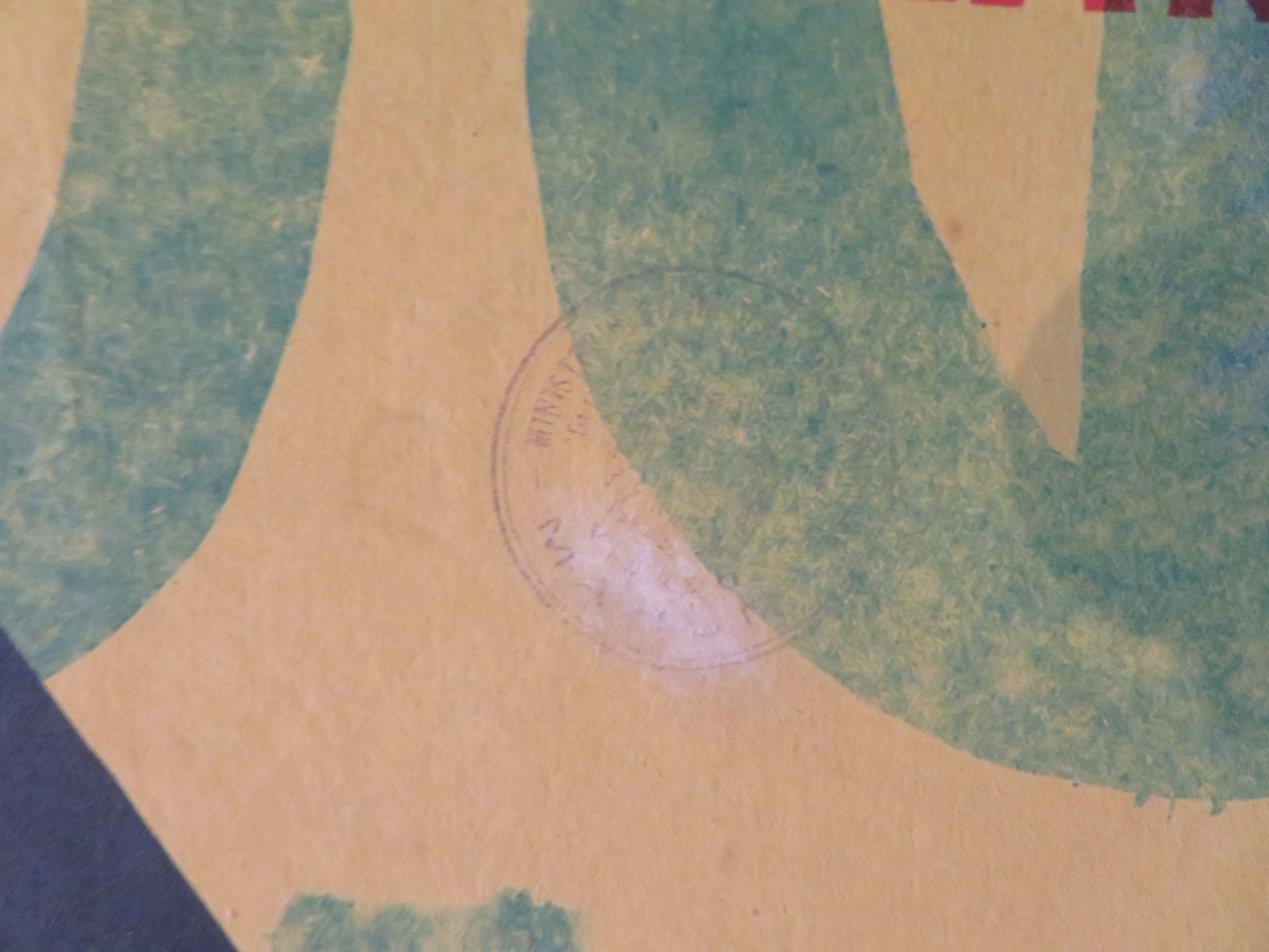 COLT .45 FOLDED SPANISH ONE SHEET POSTER RANDOLPH SCOTT RUTH ROMAN 1950 Rendezvous Cinema Movie posters