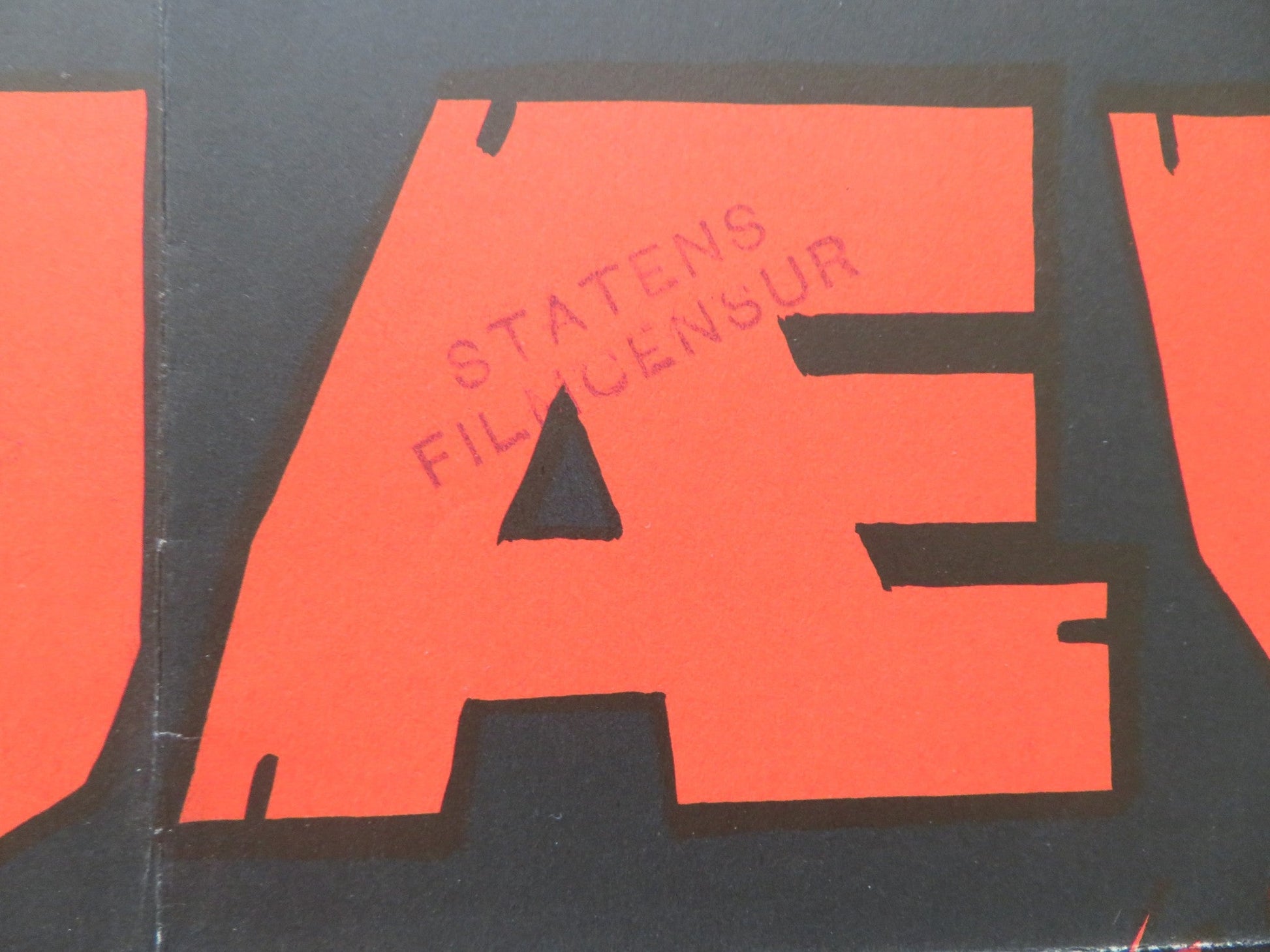 COLUMN SOUTH DANISH POSTER ROLLED AUDIE MURPHY JOAN EVANS 1960 Rendezvous Cinema Movie posters