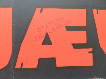 COLUMN SOUTH DANISH POSTER ROLLED AUDIE MURPHY JOAN EVANS 1960 Rendezvous Cinema Movie posters