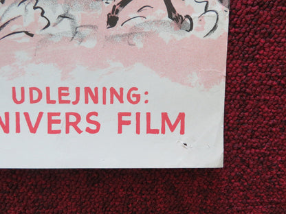 COLUMN SOUTH DANISH POSTER ROLLED AUDIE MURPHY JOAN EVANS 1960 Rendezvous Cinema Movie posters