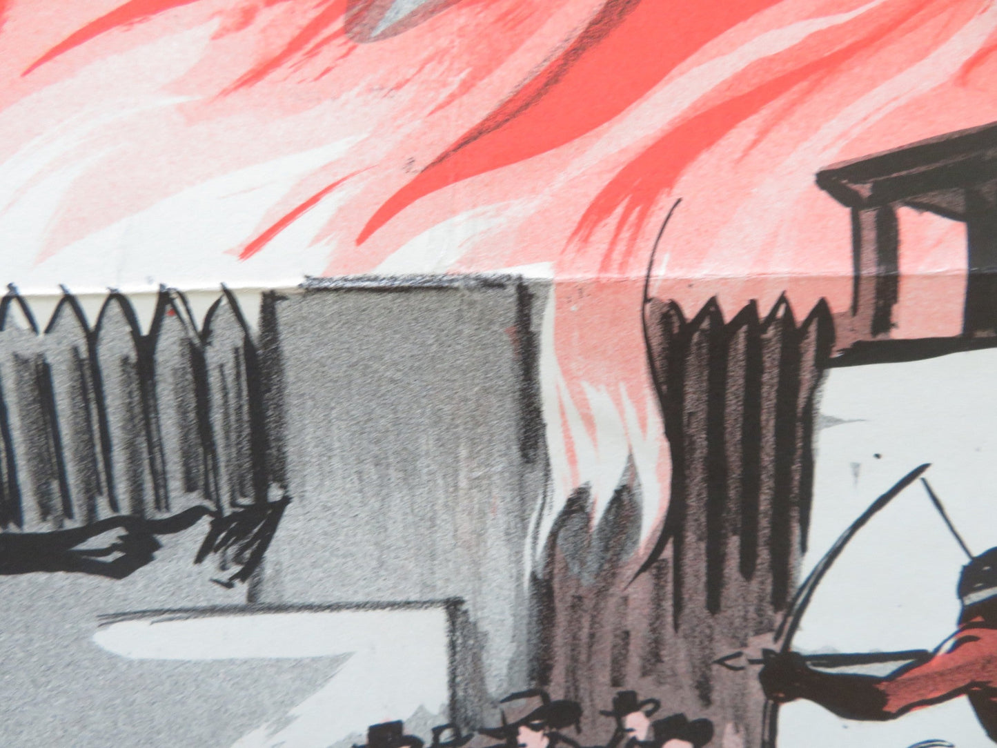 COLUMN SOUTH DANISH POSTER ROLLED AUDIE MURPHY JOAN EVANS 1960 Rendezvous Cinema Movie posters