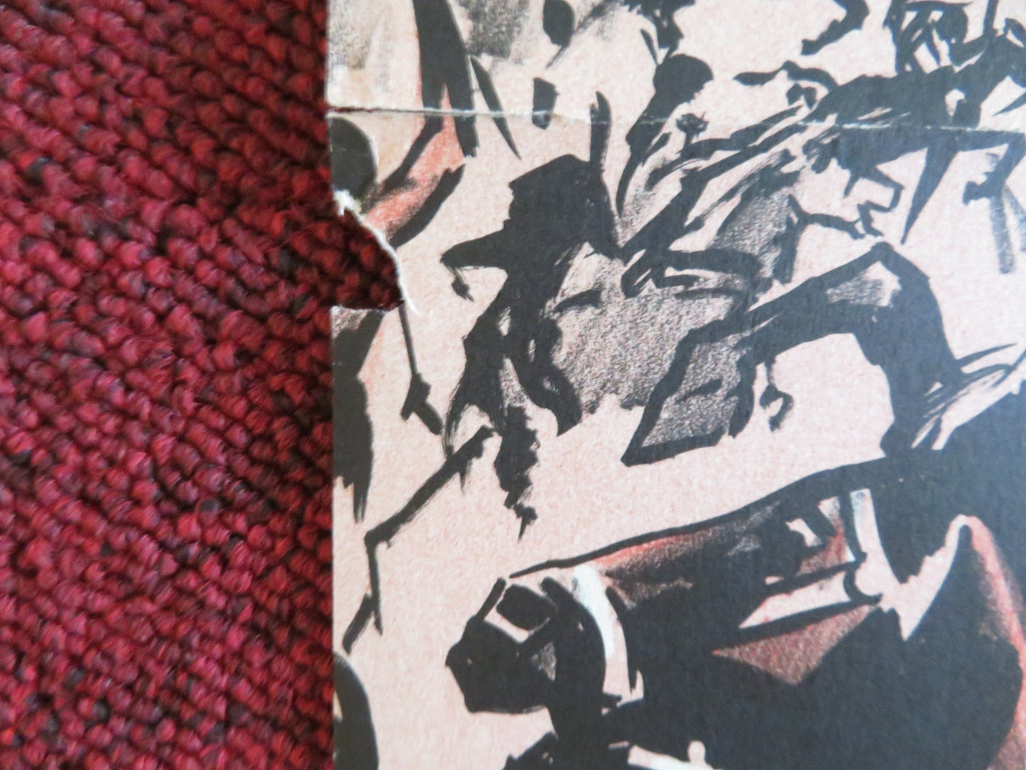 COMANCHE! DANISH POSTER ROLLED DANA ANDREWS KENT SMITH 1959 Rendezvous Cinema Movie posters