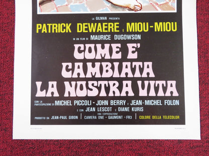 COME E' CAMBIATA LA NOSTRA VITA ITALIAN LOCANDINA POSTER PATRICK DEWAERE 1978 Rendezvous Cinema Movie posters