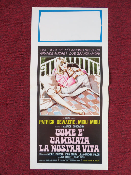 COME E' CAMBIATA LA NOSTRA VITA ITALIAN LOCANDINA POSTER PATRICK DEWAERE 1978 Rendezvous Cinema Movie posters