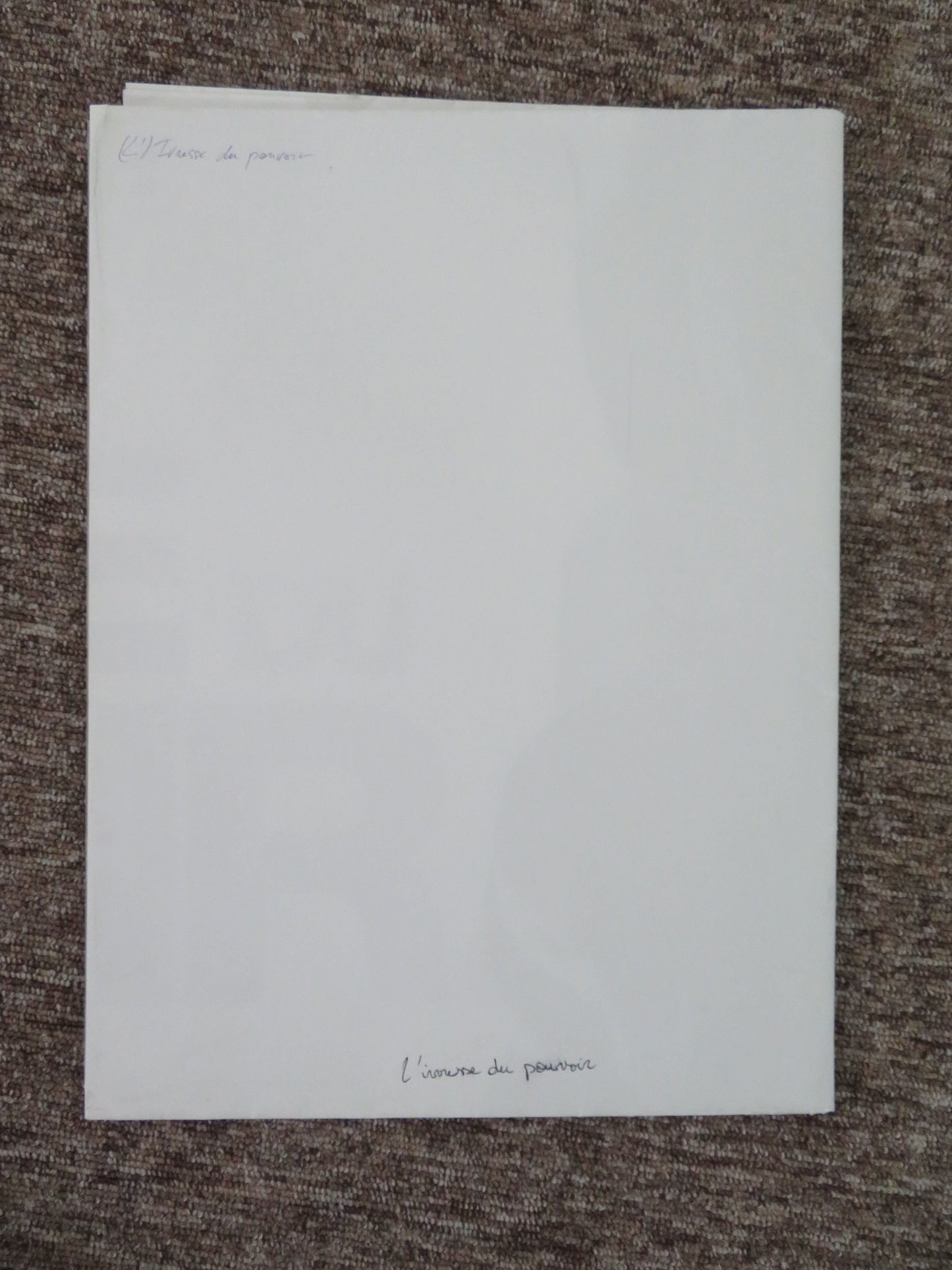 Comedy of Power French Grande Poster Isabelle Huppert Francois Berleand 2006 Movie posters