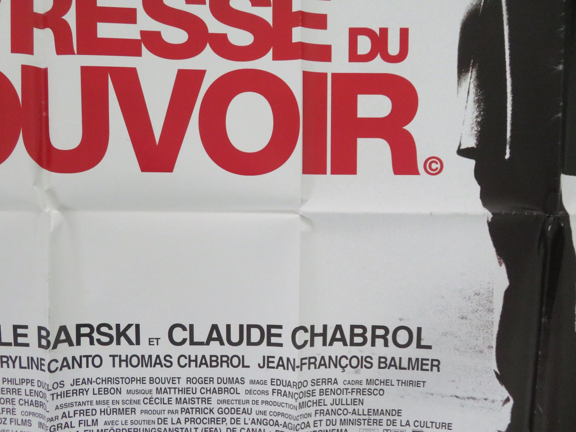 Comedy of Power French Grande Poster Isabelle Huppert Francois Berleand 2006 Movie posters