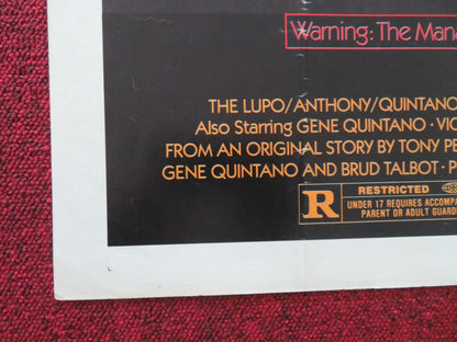 COMIN' AT YA! FOLDED US ONE SHEET POSTER TONY ANTHONY GENE QUINTANO 1981 Movie posters