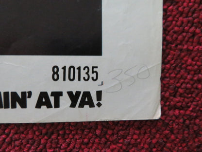 COMIN' AT YA! FOLDED US ONE SHEET POSTER TONY ANTHONY GENE QUINTANO 1981 Movie posters