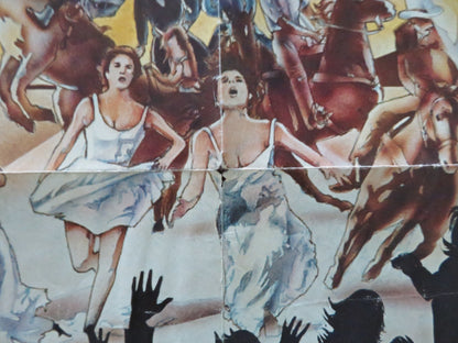 COMIN' AT YA! FOLDED US ONE SHEET POSTER TONY ANTHONY GENE QUINTANO 1981 Movie posters