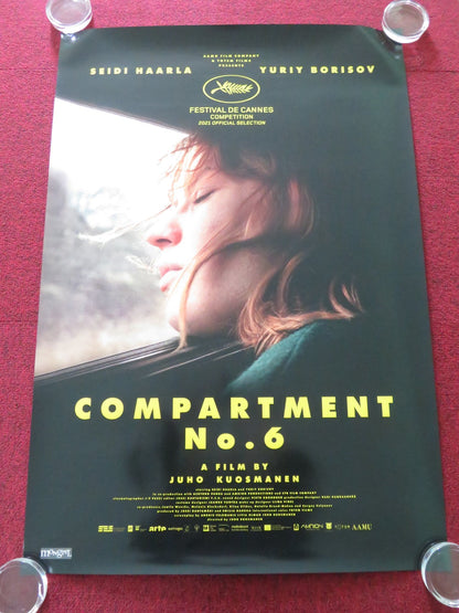 COMPARTMENT NO.6 US ONE SHEET ROLLED POSTER SEIDI HAARLA YURA BORISOV 2021 Rendezvous Cinema Movie posters