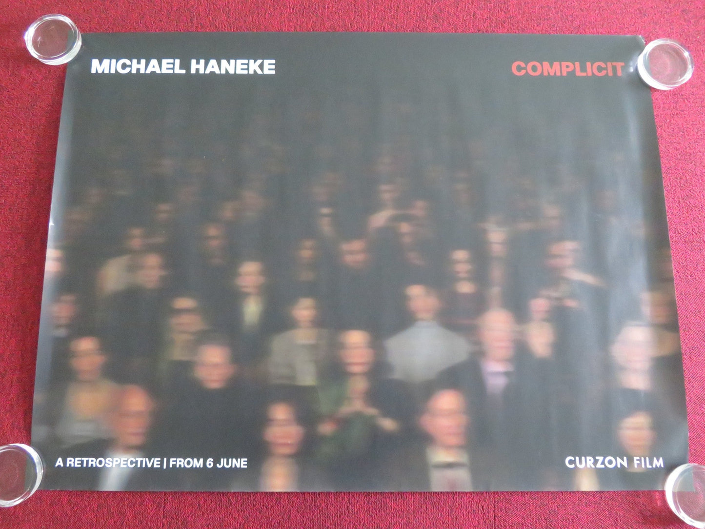 Complicit: A Michael Haneke Retrospective UK QUAD ROLLED POSTER CURZON BFI 2025 Movie posters