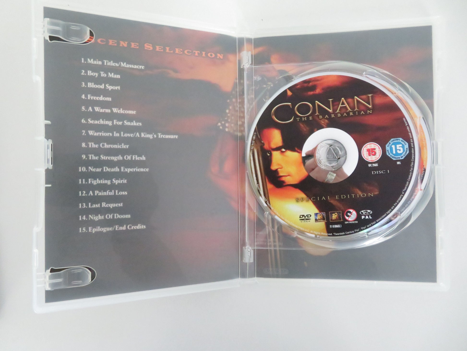 Conan The Barbarian - 2 Disc Special Edition (DVD) 1982 Region 2 Movie posters